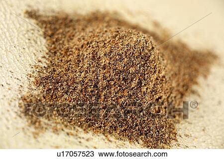 Stock Image - Ground Cardamon. Fotosearch
