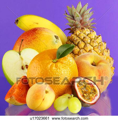 Group Of Fruit - Non Exclusive View Large Photo Image Stock Image - Group Of Fruit - Non Exclusive. Fotosearch
