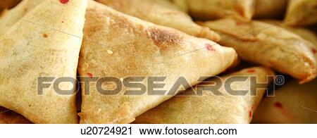 Stock Image - Homemade Samosas. Fotosearch