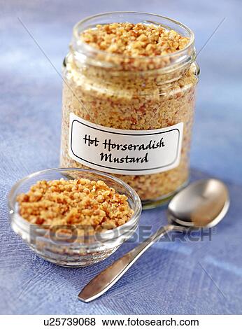 Hot Horseradish Mustard - Non Exclusive View Large Photo Image Stock Photo - Hot Horseradish Mustard - Non Exclusive. Fotosearch