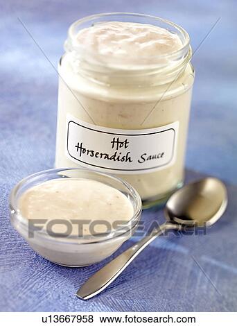 Stock Photo - Hot Horseradish Sauce - Non Exclusive. Fotosearch