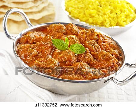Stock Image - Lamb Rogan Josh - Non Exclusive. Fotosearch