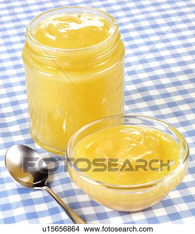 Picture - Lemon Curd Without Label - Non Exclusive. Fotosearch