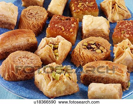 Mediterranean Pastries - Non Exclusive View Large Photo Image Stock Image - Mediterranean Pastries - Non Exclusive. Fotosearch