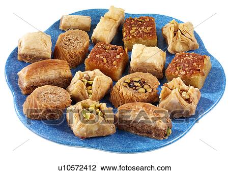 Mediterranean Pastries on White - Non Exclusive View Large Photo Image Stock Image - Mediterranean Pastries on White - Non Exclusive. Fotosearch