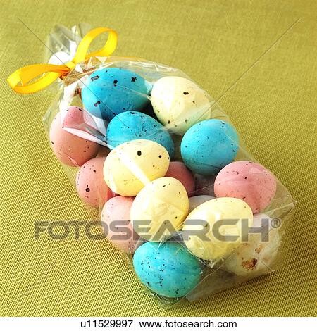 Mini easter eggs View Large Photo Image Stock Photo - Mini easter eggs. Fotosearch