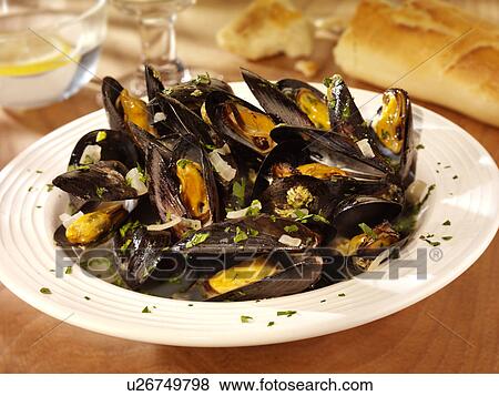 Moule Mariniere - Non Exclusive View Large Photo Image Stock Photo - Moule Mariniere - Non Exclusive. Fotosearch