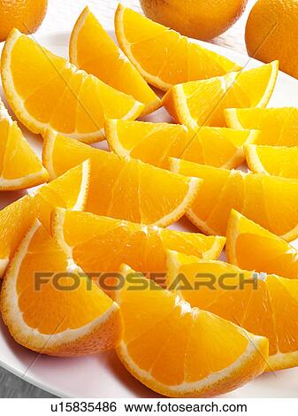 Stock Photograph - Orange Segments - Non Exclusive. Fotosearch
