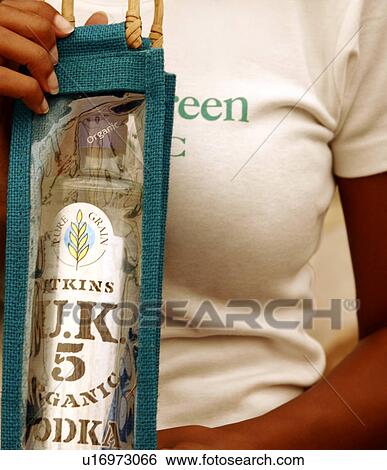Stock Photograph - Organic Vodka, carry pack. Fotosearch