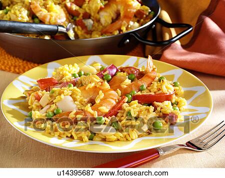 Stock Photo - Paella - Non Exclusive. Fotosearch