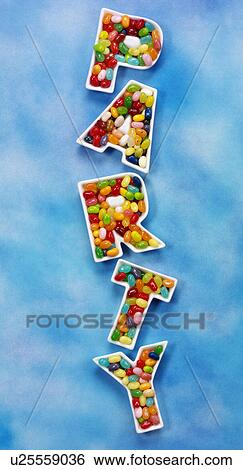 Party Jelly Beans on Blue - Non Exclusive View Large Photo Image Stock Photograph - Party Jelly Beans on Blue - Non Exclusive. Fotosearch