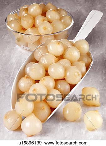 Pickled Onions in Scoop - Non Exclusive View Large Photo Image Stock Photo - Pickled Onions in Scoop - Non Exclusive. Fotosearch