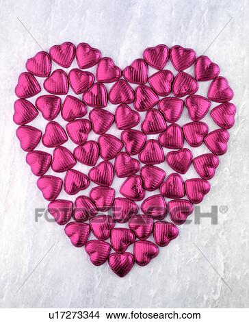 Pink Chocolate Heart - Non Exclusive View Large Photo Image Picture - Pink Chocolate Heart - Non Exclusive. Fotosearch