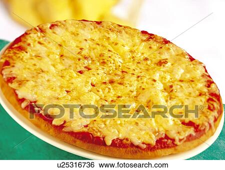 Stock Photograph - Pizza Margarita - Non Exclusive. Fotosearch