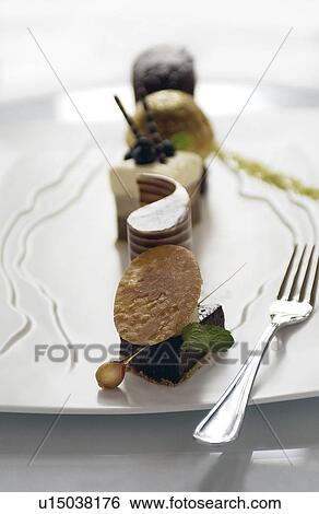 Platter of small chocolate desserts View Large Photo Image Stock Photograph - Platter of small chocolate desserts. Fotosearch
