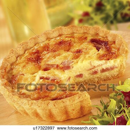 Quiche Lorraine - Non Exclusive View Large Photo Image Stock Photo - Quiche Lorraine - Non Exclusive. Fotosearch