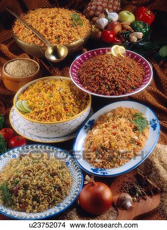 Picture - Rice varieties. Fotosearch