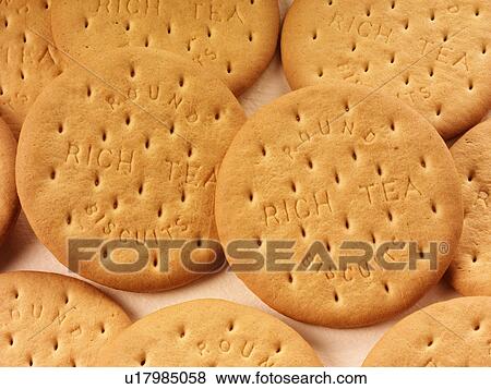 Stock Photo - Rich Tea Biscuits / Cookies - Non Exclusive. Fotosearch