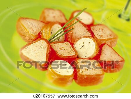 Salmon appetisers View Large Photo Image Stock Photo - Salmon appetisers. Fotosearch
