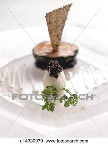 Stock Photo - Salmon with caviar. Fotosearch