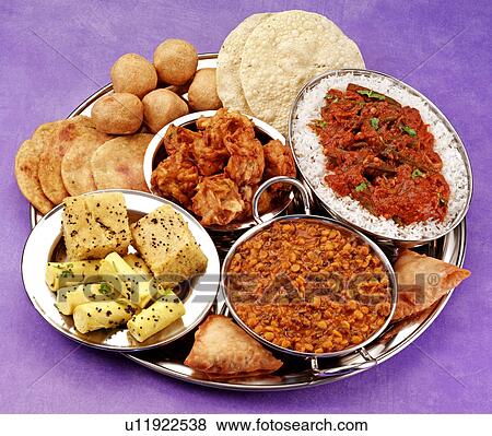 Stock Photo - Selection of Indian Foods - Non Exclusive. Fotosearch