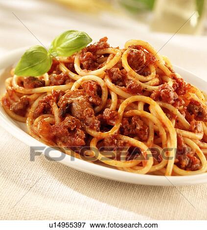 Stock Photo - Spaghetti Bolgnese. Fotosearch