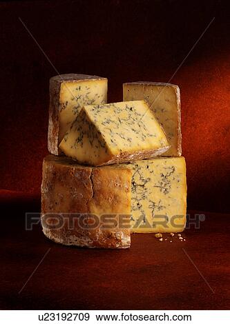 Stock Photo - Stilton cheese. Fotosearch