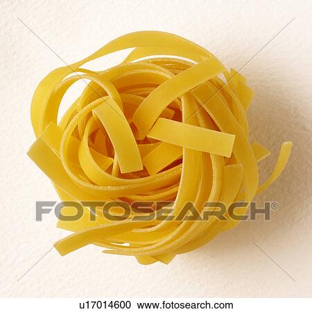 Stock Image - Tagliatelle pasta. Fotosearch