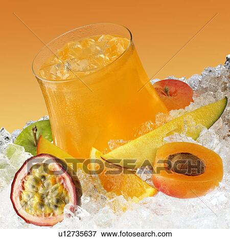 Stock Photo - Tropical Fruit Drink - Non Exclusive. Fotosearch
