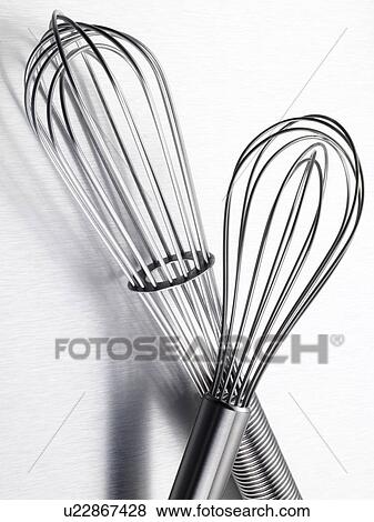 Stock Photo - Two Whisks. Fotosearch