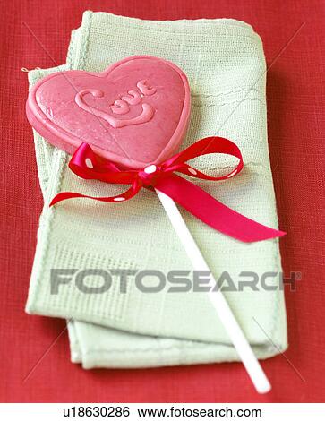 Valentines lolly View Large Photo Image Stock Photograph - Valentines lolly. Fotosearch