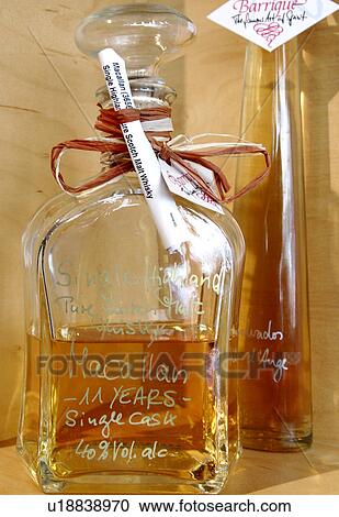 Stock Image - whisky and calvados. Fotosearch