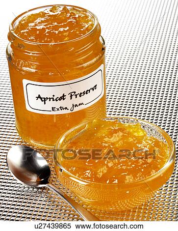Apricot Preserve - Non Exclusive View Large Photo Image Stock Photography - Apricot Preserve - Non Exclusive. Fotosearch