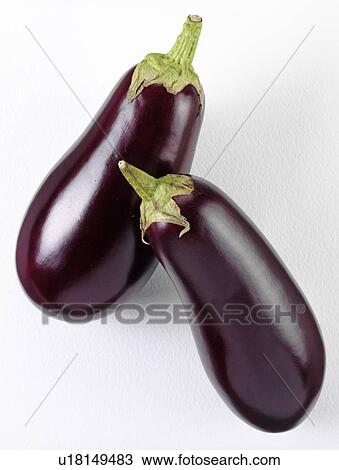 Stock Image - Aubergines Eggplant - Non Exclusive. Fotosearch