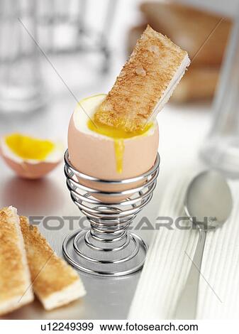Stock Photo - Boiled egg. Fotosearch