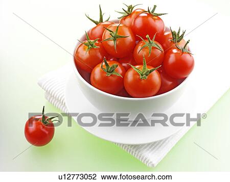 Bowl Of Cherry Tomatoes View Large Photo Image Stock Image - Bowl Of Cherry Tomatoes. Fotosearch