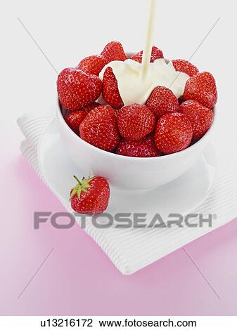 Bowl Of Strawberries View Large Photo Image Stock Image - Bowl Of Strawberries. Fotosearch