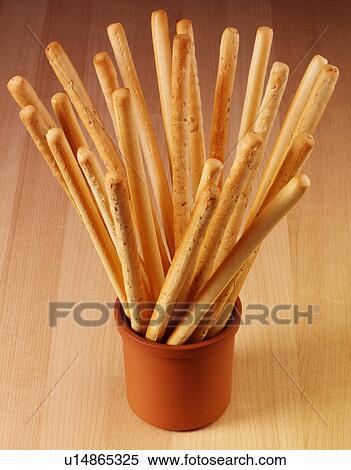 Stock Photography - Bread Sticks Grissini - Non Exclusive. Fotosearch