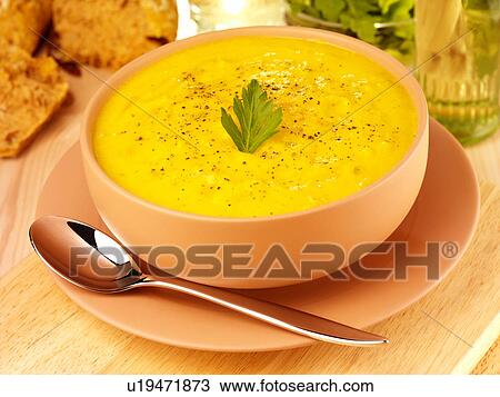 Carrot Soup With Pepper - Non Exclusive View Large Photo Image Stock Image - Carrot Soup With Pepper - Non Exclusive. Fotosearch