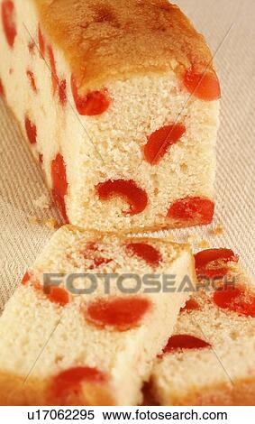Stock Photography - Cherry Madeira Cake. Fotosearch