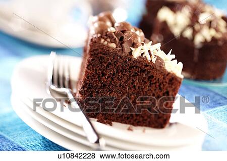 Chocolate cake View Large Photo Image Stock Photo - Chocolate cake. Fotosearch