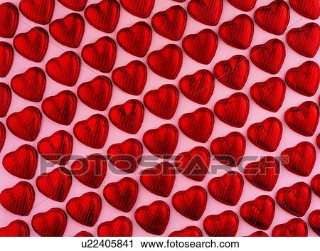 Stock Image - Chocolate Hearts - Non Exclusive. Fotosearch