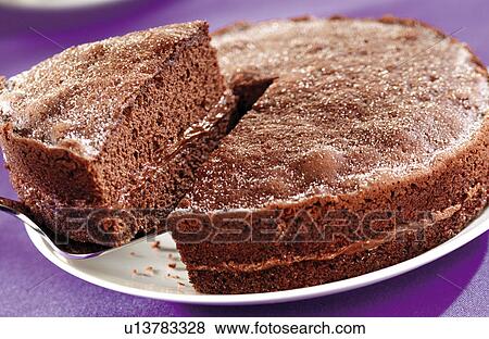 Chocolate Sponge Cake - Non Exclusive View Large Photo Image Stock Photo - Chocolate Sponge Cake - Non Exclusive. Fotosearch