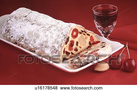 Christmas Stollen - Non Exclusive View Large Photo Image Stock Photo - Christmas Stollen - Non Exclusive. Fotosearch
