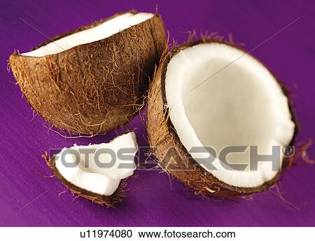 Coconut Halves - Non Exclusive View Large Photo Image Stock Image - Coconut Halves - Non Exclusive. Fotosearch