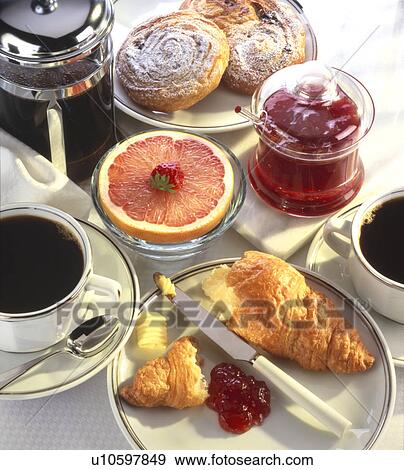 Stock Photo - Continental Breakfast. Fotosearch