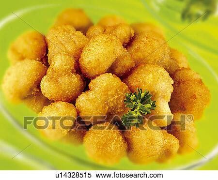 Stock Photography - Deep fried mushrooms. Fotosearch