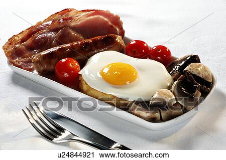 Stock Image - English breakfast. Fotosearch