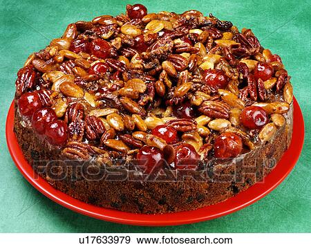 Festive Fruitcake - Non Exclusive View Large Photo Image Stock Photo - Festive Fruitcake - Non Exclusive. Fotosearch