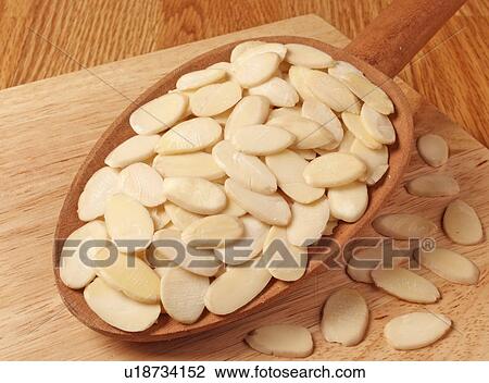 Flaked Almonds View Large Photo Image Stock Image - Flaked Almonds. Fotosearch